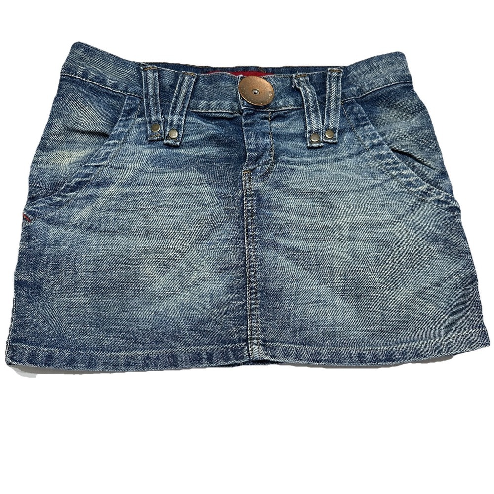 Denim Mini Skirt